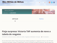 Tablet Screenshot of meumilhaodemilhas.com